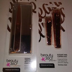 Beauty 360 Nail Clippers and Tweezers